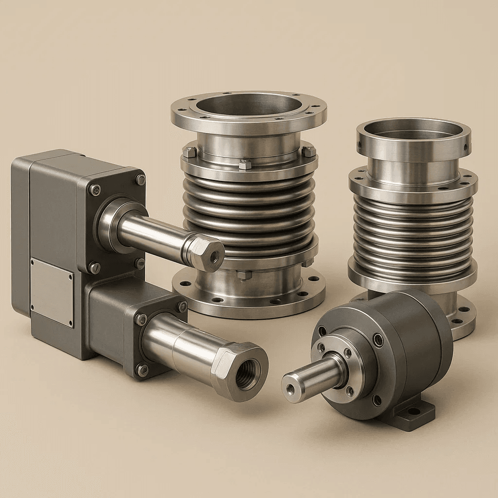 Actuators Units;  Bellows and Compensators